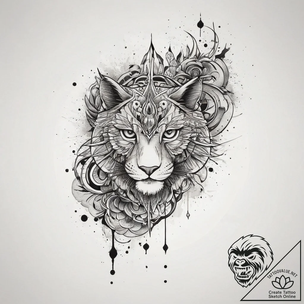 Tattoo sketch copy, ink illustration for tatt... - tattoo sketch (№1760534765_0, 15.10.2025 13:26) — tattoovalue.net
