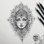 Tattoo sketch sacred narrative, tattoo drawin… – tattoo sketch (№1760538452_0, 15.10.2025 14:27) — tattoovalue.net