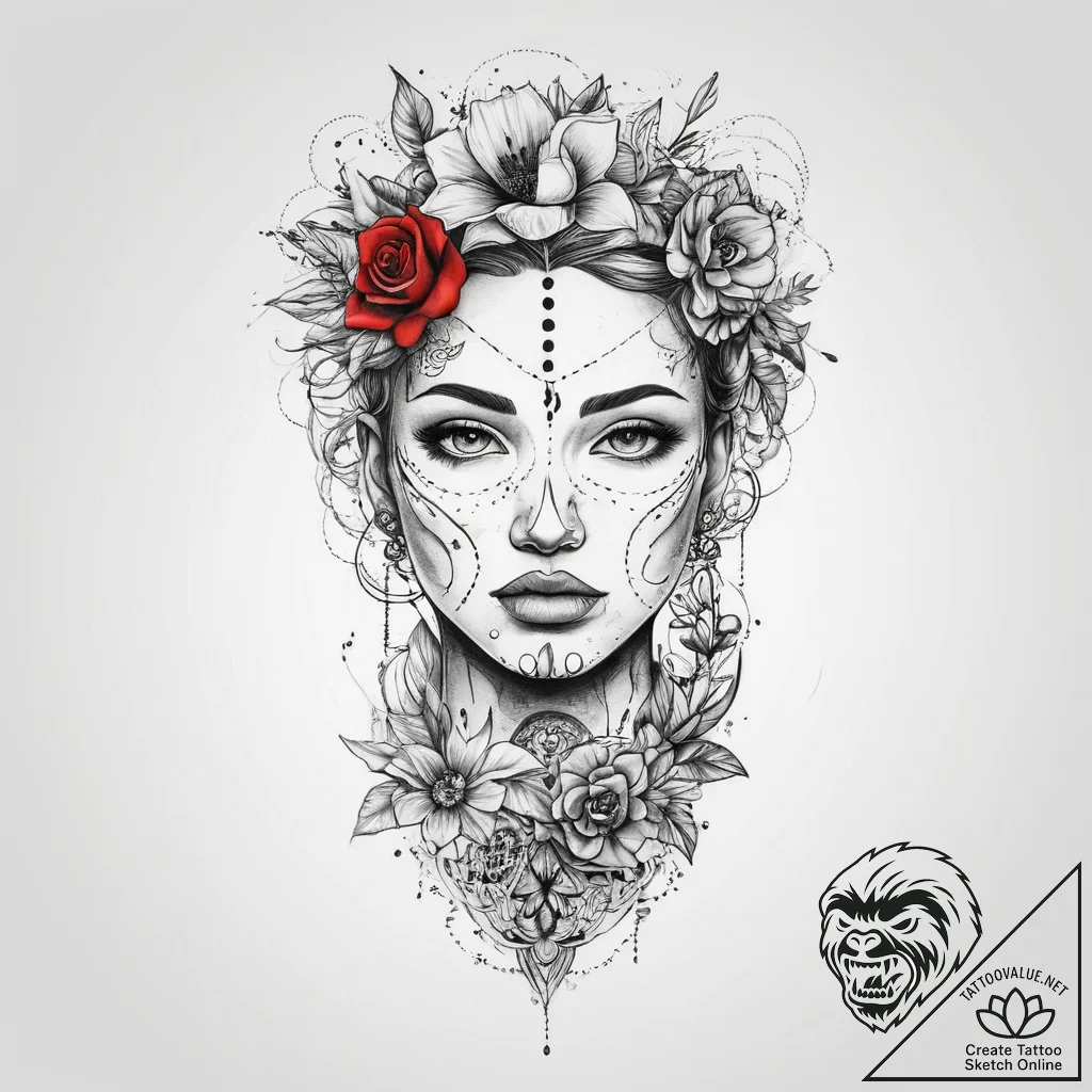 Tattoo sketch узор в виде человеческого тела,... - tattoo sketch (№1760539749_0, 15.10.2025 14:49) — tattoovalue.net