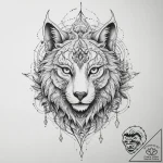 Magical animals & spirits, tattoo drawing out… – tattoo sketch (№1760541480_0, 15.10.2025 15:18) — tattoovalue.net