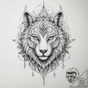 Magical animals & spirits, tattoo drawing out… – tattoo sketch (№1760541480_0, 15.10.2025 15:18) — tattoovalue.net