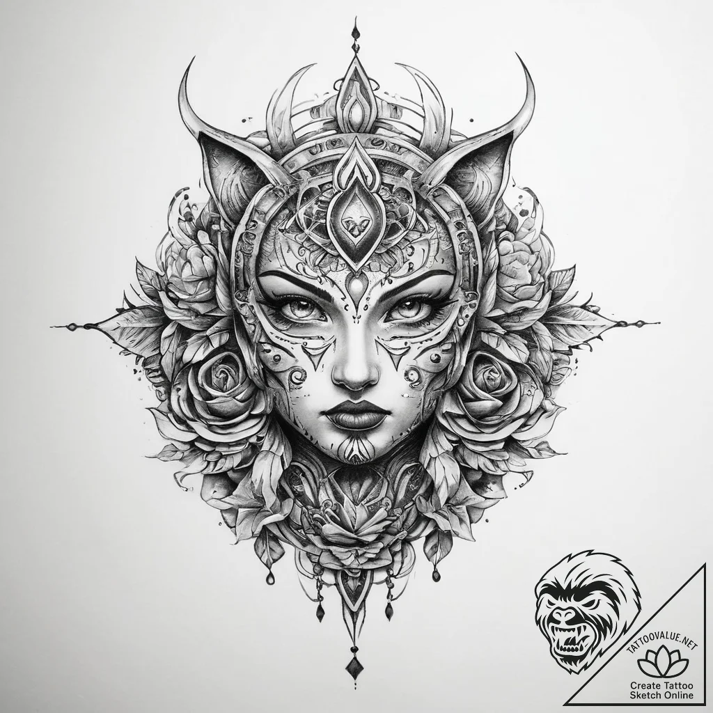 Tattoo sketch road - tattoo sketch (№1760542787_0, 15.10.2025 15:39) — tattoovalue.net