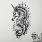 Tattoo sketch hippocampus fish, tattoo drawin… – tattoo sketch (№1760543868_0, 15.10.2025 15:57) — tattoovalue.net