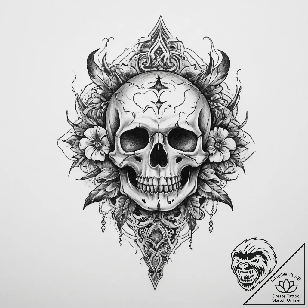 Tattoo sketch bone, tattoo flash sheet design... - tattoo sketch (№1760546927_0, 15.10.2025 16:48) — tattoovalue.net