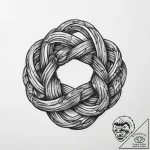 Tattoo sketch magical knot – tattoo sketch (№1760549314_0, 15.10.2025 17:28) — tattoovalue.net