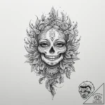 Tattoo sketch vine with a quote, artistic tat… – tattoo sketch (№1760550189_0, 15.10.2025 17:43) — tattoovalue.net
