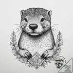 Tattoo sketch otter, tattoo flash sheet desig… – tattoo sketch (№1760552571_0, 15.10.2025 18:22) — tattoovalue.net