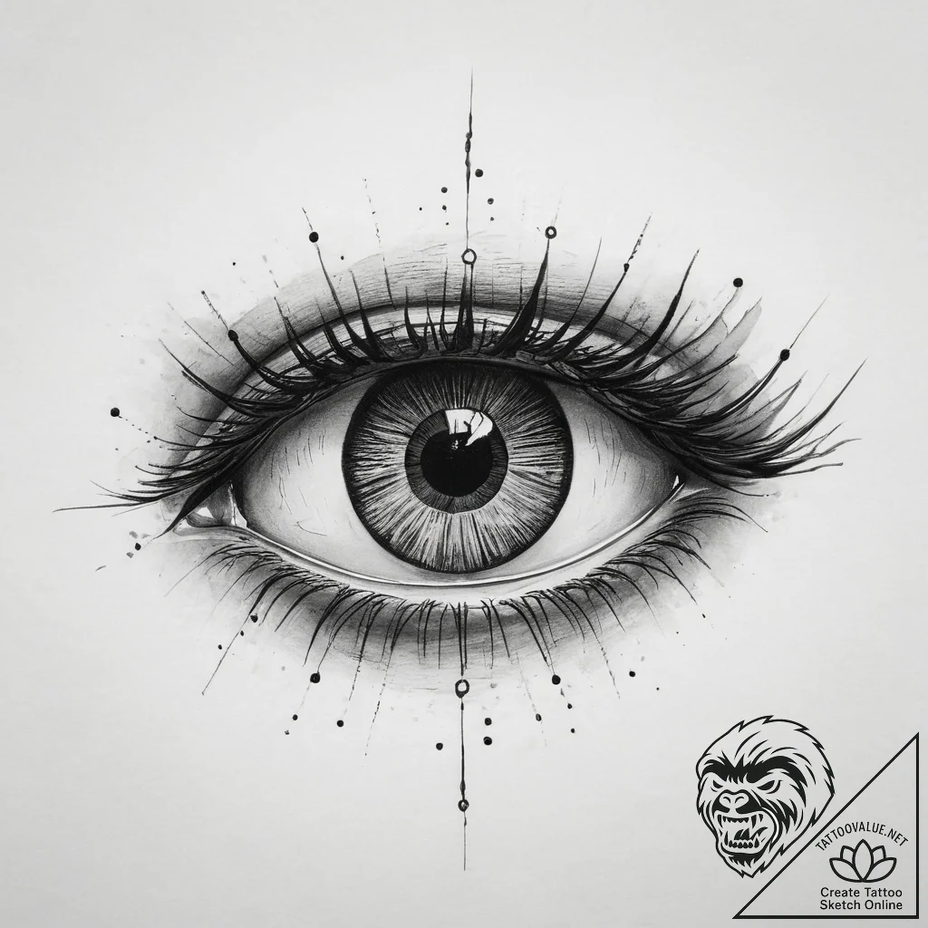 Tattoo sketch циклоп, ink illustration for ta... - tattoo sketch (№1760553228_0, 15.10.2025 18:33) — tattoovalue.net