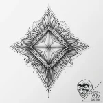 Tattoo sketch diamond tattoo, tattoo line art… – tattoo sketch (№1760561500_0, 15.10.2025 20:51) — tattoovalue.net