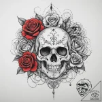 Tattoo sketch узор с северным сиянием, concep… – tattoo sketch (№1760561718_0, 15.10.2025 20:55) — tattoovalue.net