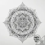 Tattoo sketch slavic embroidery pattern with… – tattoo sketch (№1760563027_0, 15.10.2025 21:17) — tattoovalue.net