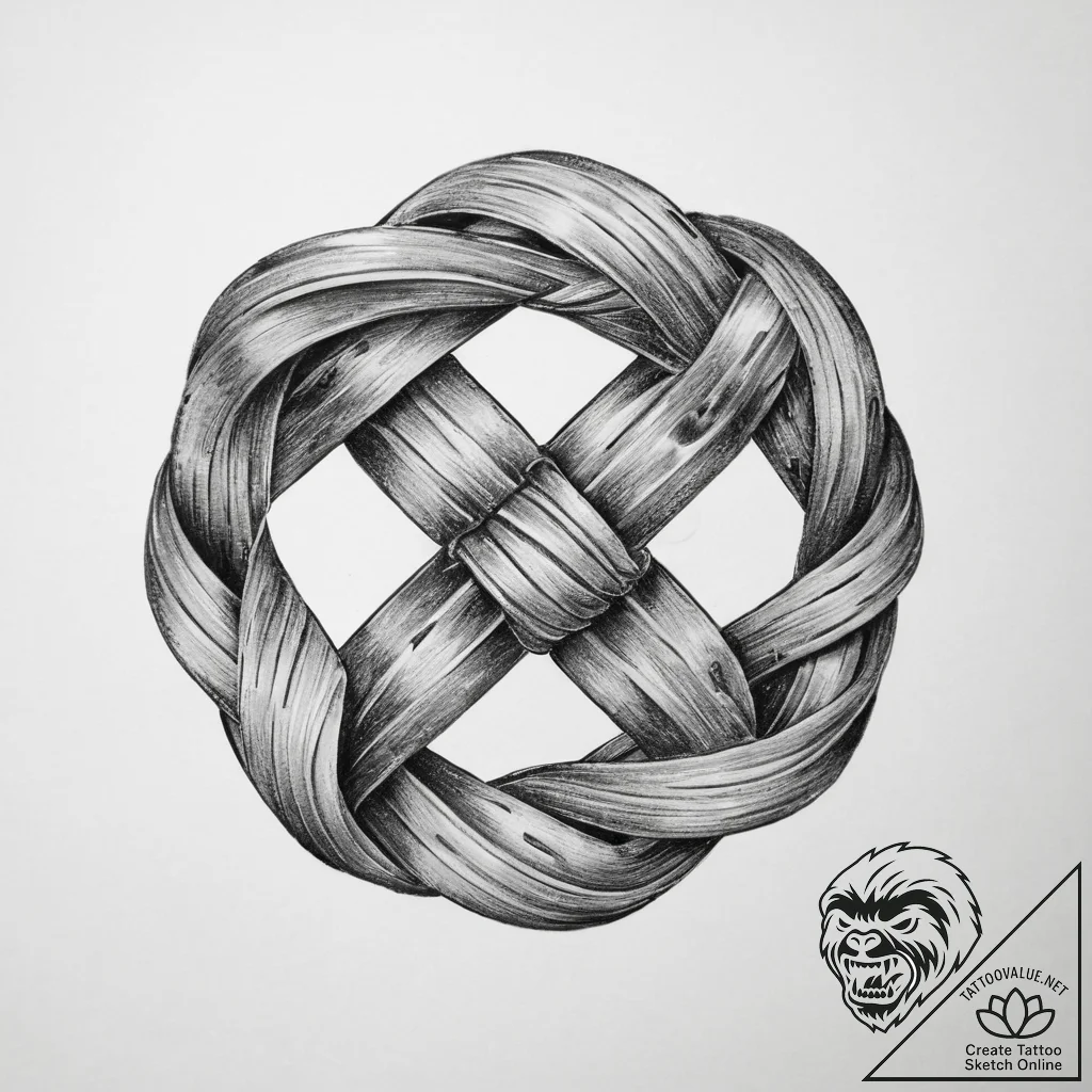 Tattoo sketch knot - tattoo sketch (№1760564116_0, 15.10.2025 21:35) — tattoovalue.net