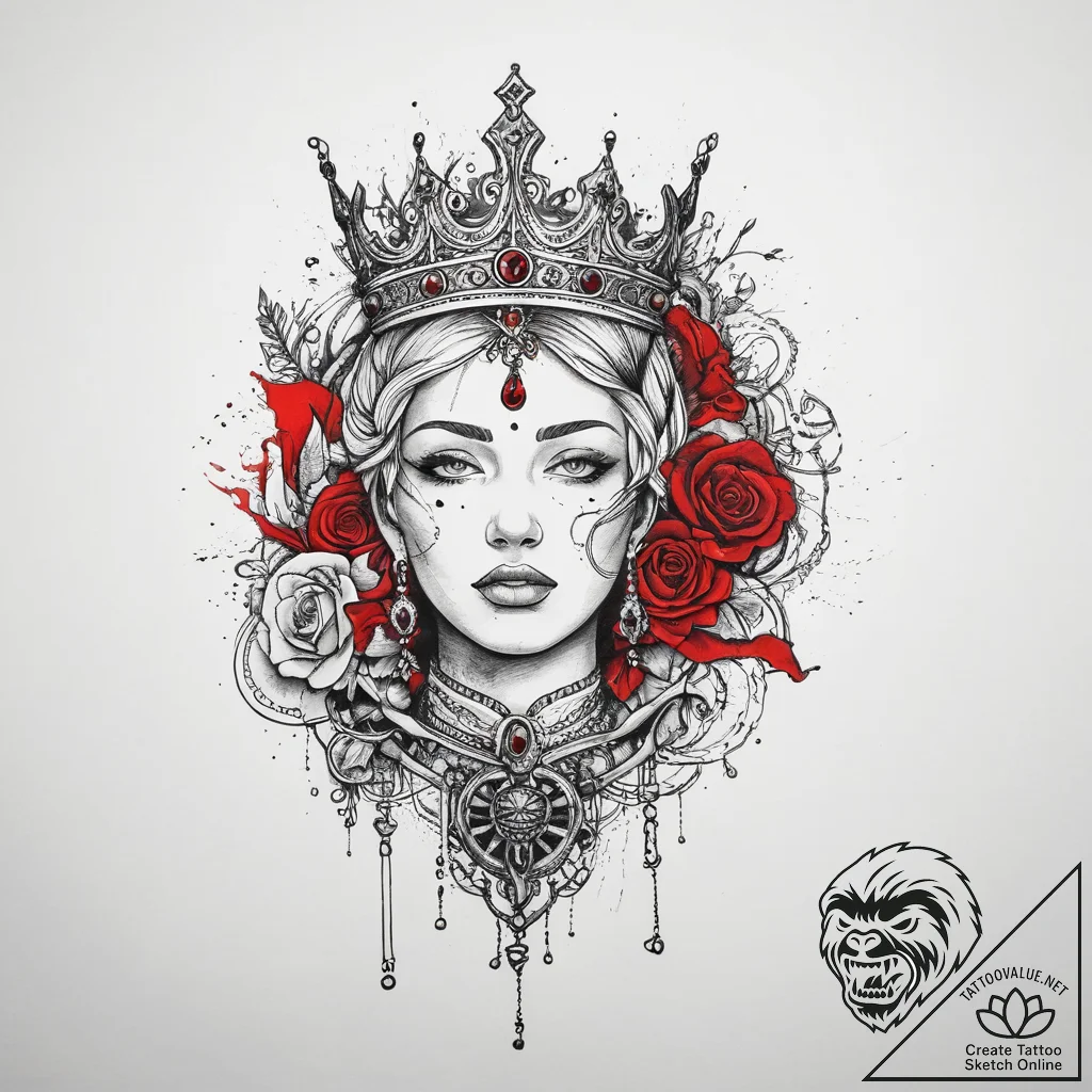 Tattoo sketch throne, tattoo line art, black... - tattoo sketch (№1760564988_0, 15.10.2025 21:49) — tattoovalue.net