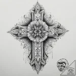 Tattoo sketch realistic цветок, tattoo sketch… – tattoo sketch (№1760566285_0, 15.10.2025 22:11) — tattoovalue.net