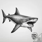 Tattoo sketch basking shark – tattoo sketch (№1760570829_0, 15.10.2025 23:27) — tattoovalue.net