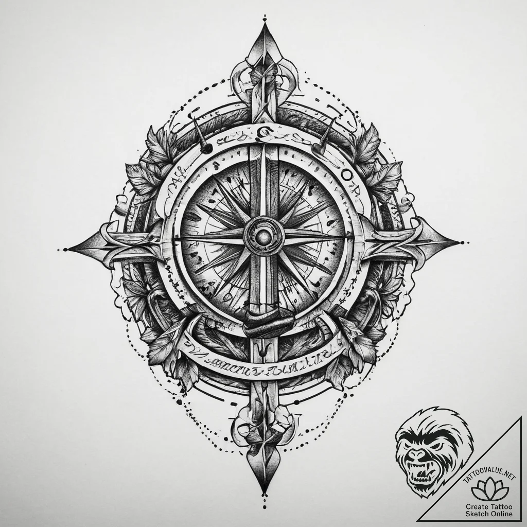 Tattoo sketch universe, artistic tattoo sketc... - tattoo sketch (№1760572351_0, 15.10.2025 23:52) — tattoovalue.net