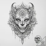 Tattoo sketch color, ink illustration for tat… – tattoo sketch (№1760573860_0, 16.10.2025 00:17) — tattoovalue.net