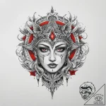 Tattoo sketch mystical scene, ink illustratio… – tattoo sketch (№1760574506_0, 16.10.2025 00:28) — tattoovalue.net