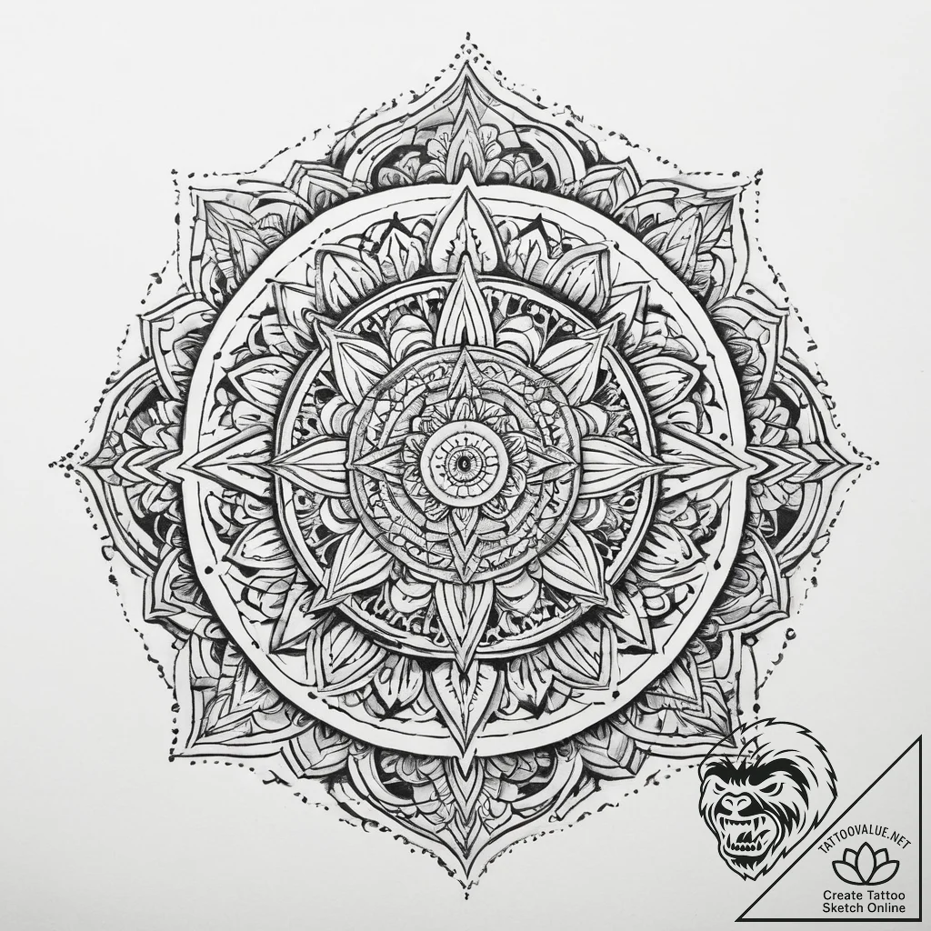 Tattoo sketch fine line tattoo, ink illustrat... - tattoo sketch (№1760576250_0, 16.10.2025 00:57) — tattoovalue.net