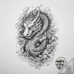 Tattoo sketch cosmic character, ink illustrat… – tattoo sketch (№1760576682_0, 16.10.2025 01:04) — tattoovalue.net