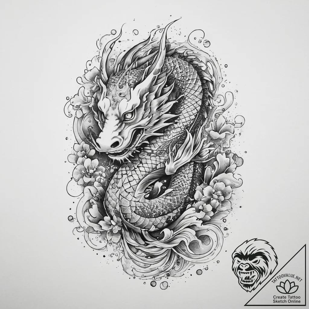 Tattoo sketch cosmic character, ink illustrat... - tattoo sketch (№1760576682_0, 16.10.2025 01:04) — tattoovalue.net
