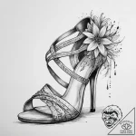 Tattoo sketch high heel, tattoo flash sheet d… – tattoo sketch (№1760577329_0, 16.10.2025 01:15) — tattoovalue.net
