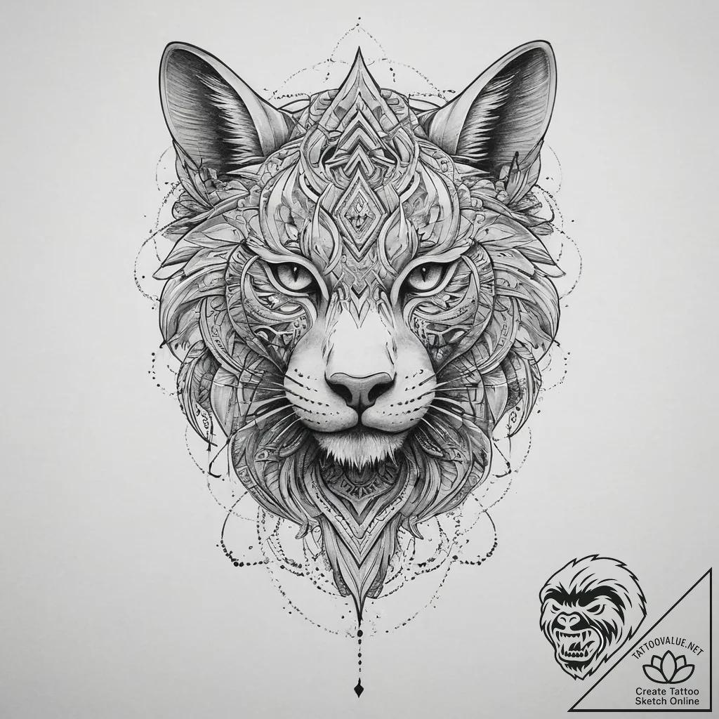 Tattoo sketch clay, concept art for tattoo, m... - tattoo sketch (№1760578408_0, 16.10.2025 01:33) — tattoovalue.net