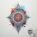 Tattoo sketch cosmic kingdom, artistic tattoo… – tattoo sketch (№1760581225_0, 16.10.2025 02:20) — tattoovalue.net