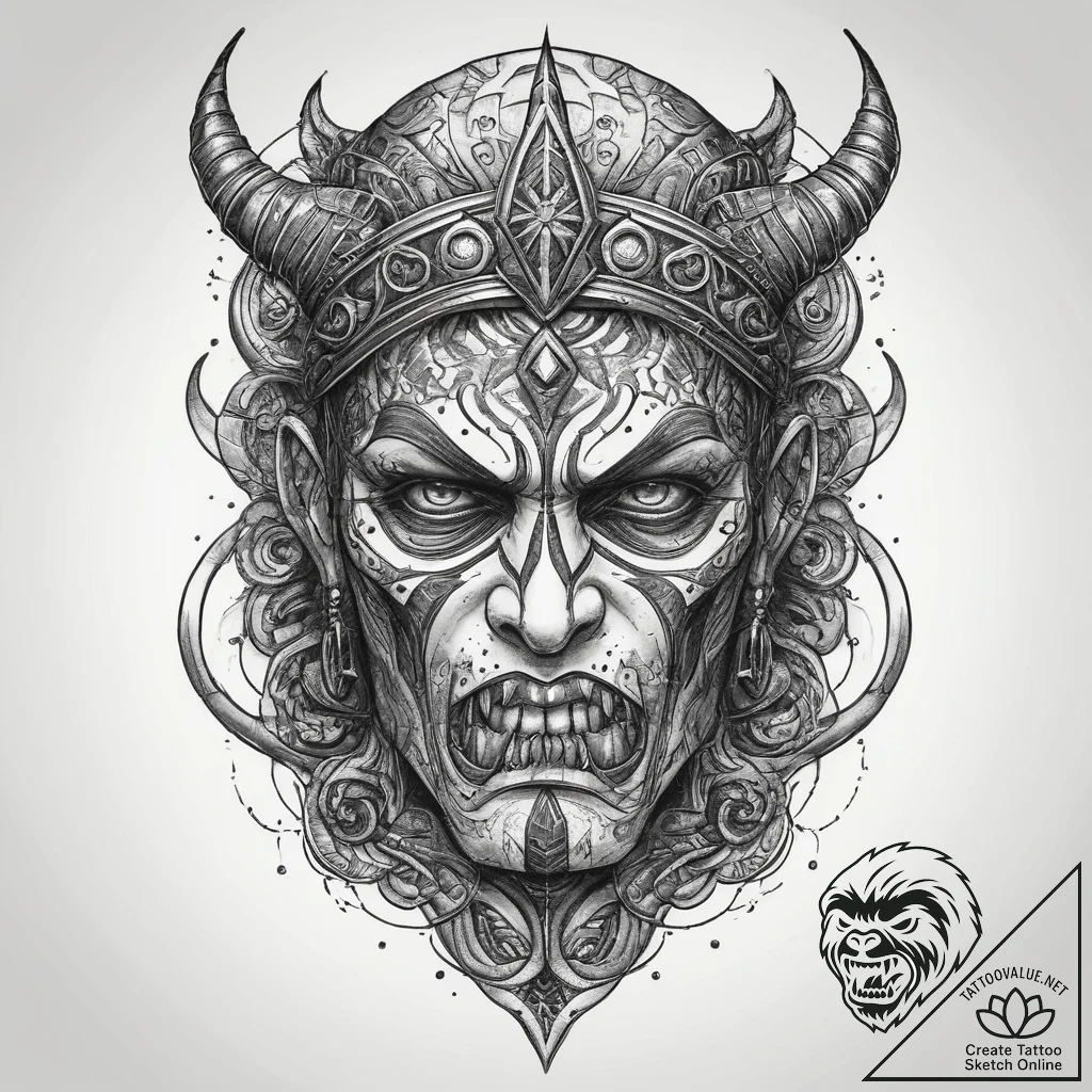 Tattoo sketch heroic quest, artistic tattoo s... - tattoo sketch (№1760582088_0, 16.10.2025 02:34) — tattoovalue.net