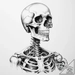 Tattoo sketch skeleton – tattoo sketch (№1760584247_0, 16.10.2025 03:10) — tattoovalue.net