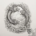 Tattoo sketch noah’s ark animals, ink illustr… – tattoo sketch (№1760584463_0, 16.10.2025 03:14) — tattoovalue.net