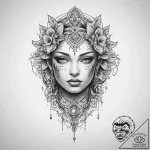 Tattoo sketch soul – tattoo sketch (№1760584895_0, 16.10.2025 03:21) — tattoovalue.net