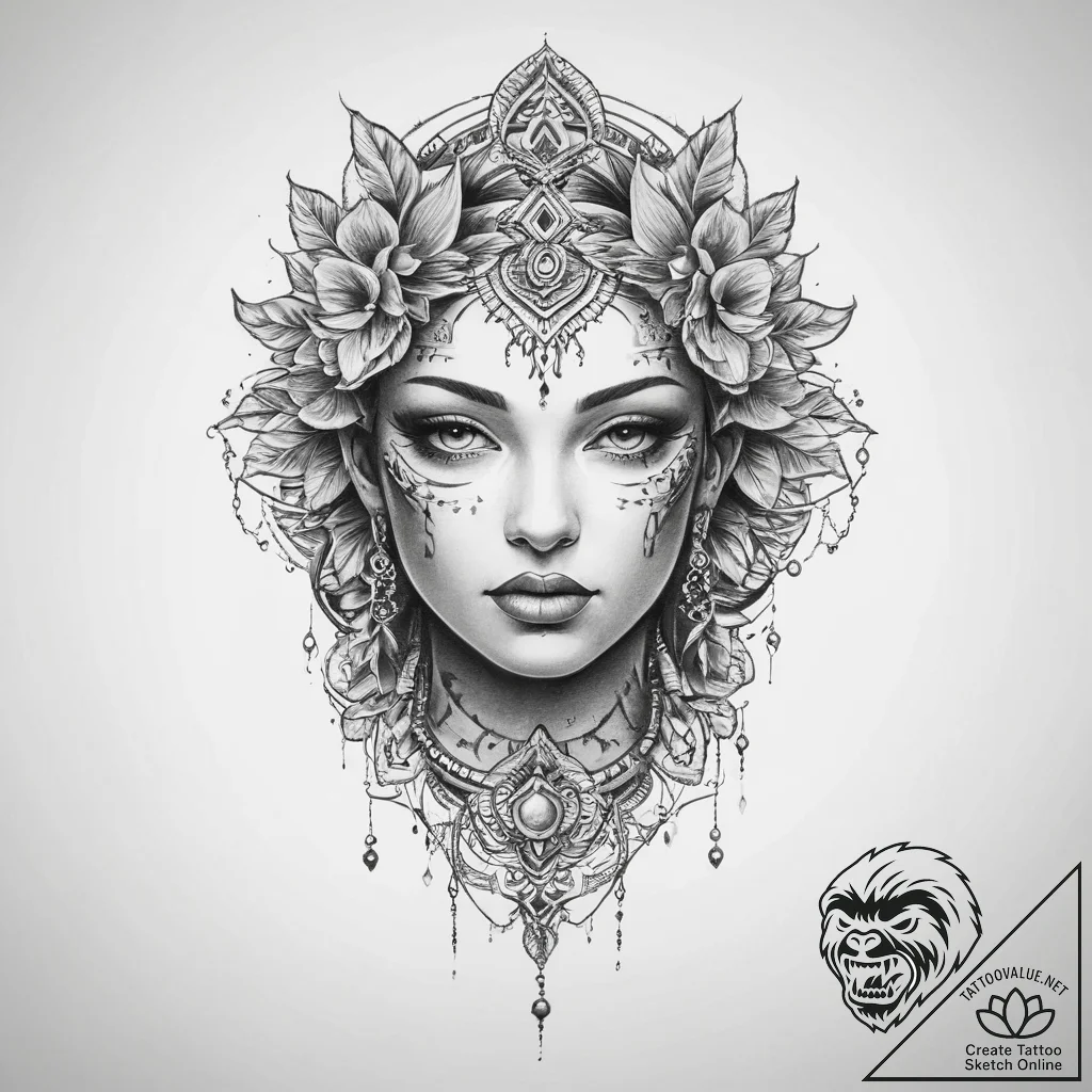 Tattoo sketch soul - tattoo sketch (№1760584895_0, 16.10.2025 03:21) — tattoovalue.net