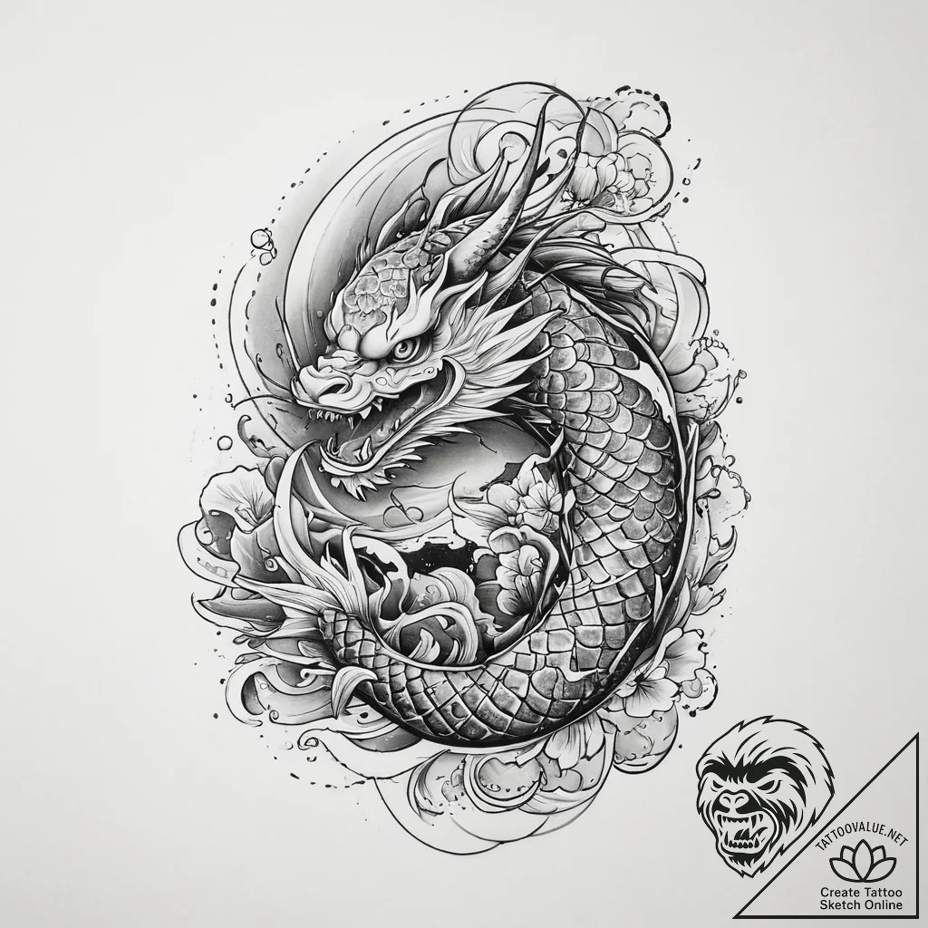 Tattoo sketch cosmic representation, tattoo s... - tattoo sketch (№1760585111_0, 16.10.2025 03:25) — tattoovalue.net