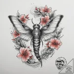 Tattoo sketch hawk moth, concept art for tatt… – tattoo sketch (№1760585337_0, 16.10.2025 03:28) — tattoovalue.net