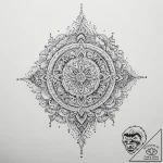 Tattoo sketch витиеватые линии, tattoo line a… – tattoo sketch (№1760585553_0, 16.10.2025 03:32) — tattoovalue.net