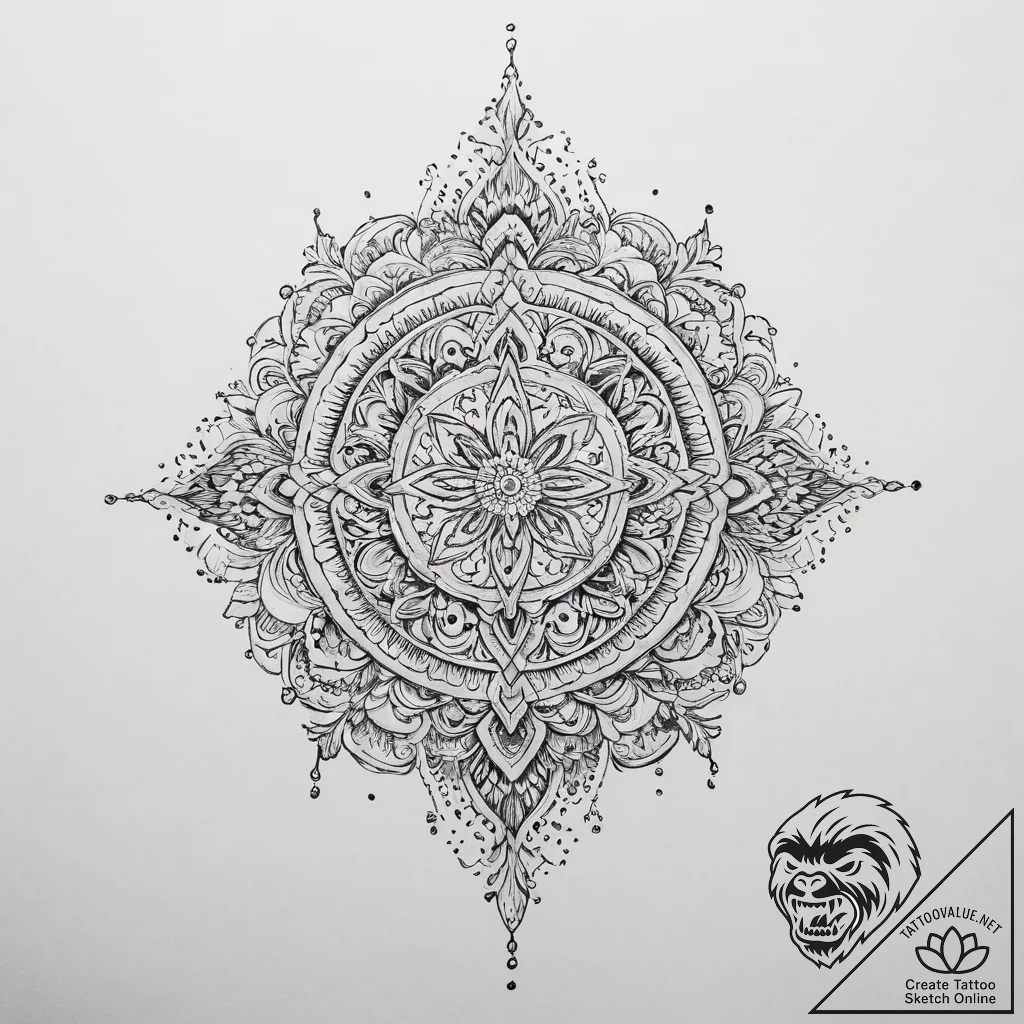 Tattoo sketch витиеватые линии, tattoo line a... - tattoo sketch (№1760585553_0, 16.10.2025 03:32) — tattoovalue.net