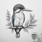 Tattoo sketch kingfisher, tattoo flash sheet… – tattoo sketch (№1760585985_0, 16.10.2025 03:39) — tattoovalue.net