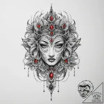 Tattoo sketch kingdom, ink illustration for t… – tattoo sketch (№1760587067_0, 16.10.2025 03:57) — tattoovalue.net