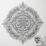 Tattoo sketch ornamental pattern, concept art… – tattoo sketch (№1760590537_0, 16.10.2025 04:55) — tattoovalue.net