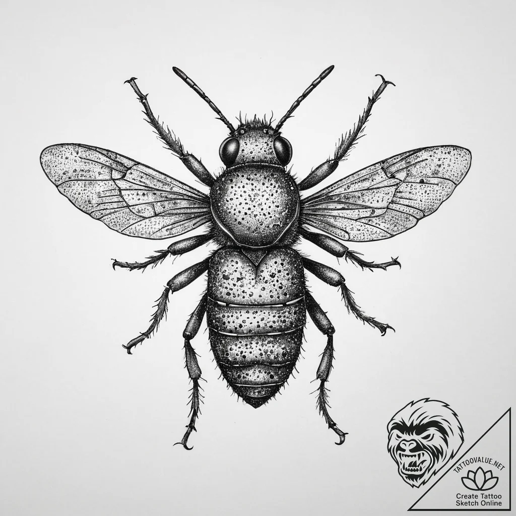 Tattoo sketch aphid, tattoo sketch design, vi... - tattoo sketch (№1760591186_0, 16.10.2025 05:06) — tattoovalue.net