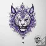 Tattoo sketch purple – tattoo sketch (№1760591402_0, 16.10.2025 05:10) — tattoovalue.net