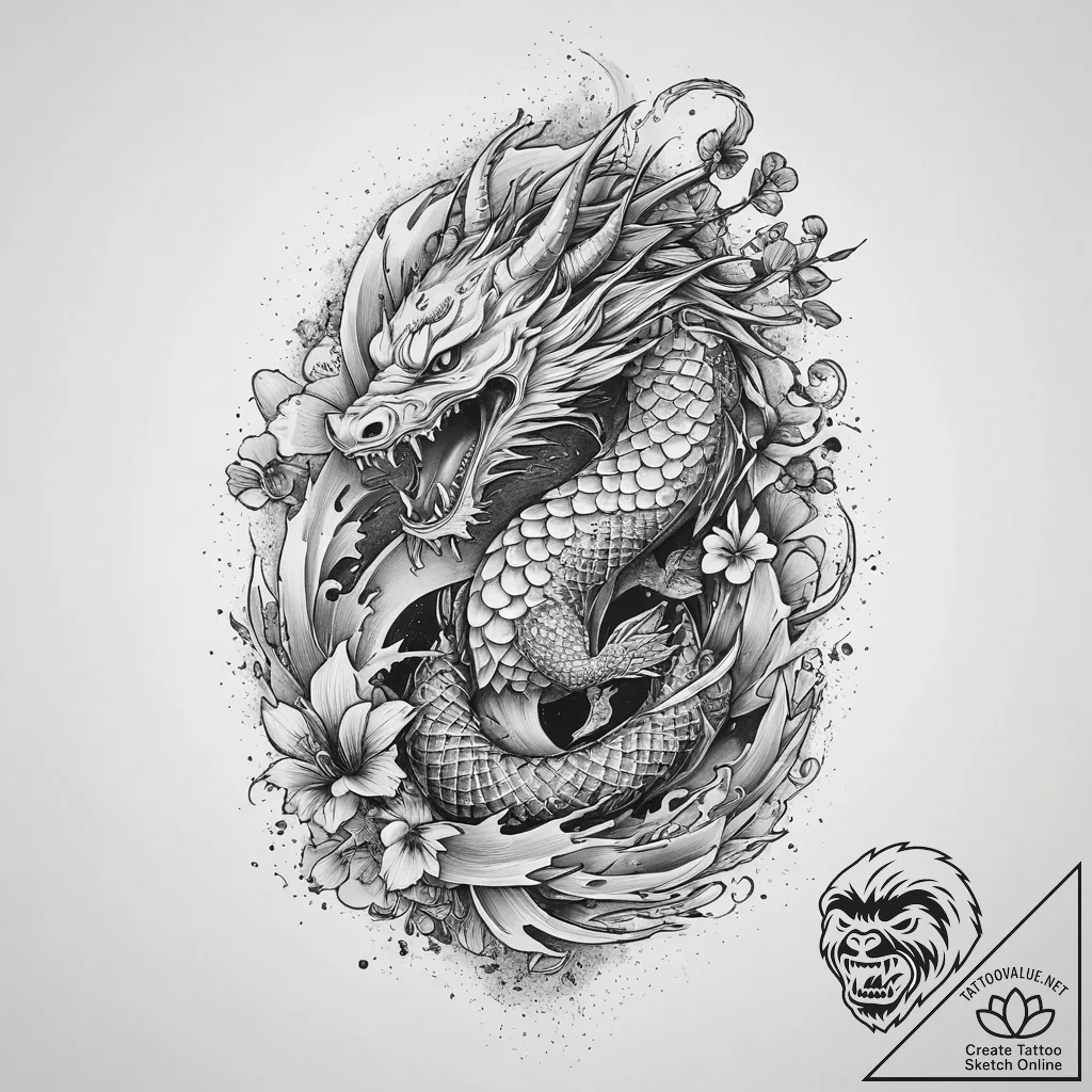 Tattoo sketch sword, artistic tattoo sketch,... - tattoo sketch (№1760592265_0, 16.10.2025 05:24) — tattoovalue.net