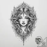 Tattoo sketch hidden, tattoo line art, black… – tattoo sketch (№1760592485_0, 16.10.2025 05:28) — tattoovalue.net