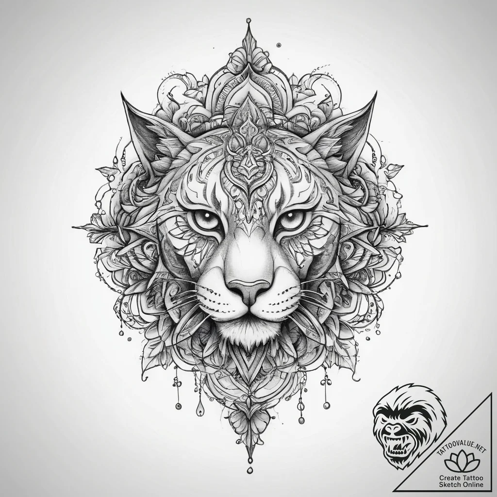 Tattoo sketch a symbolic idea - tattoo sketch (№1760593574_0, 16.10.2025 05:46) — tattoovalue.net