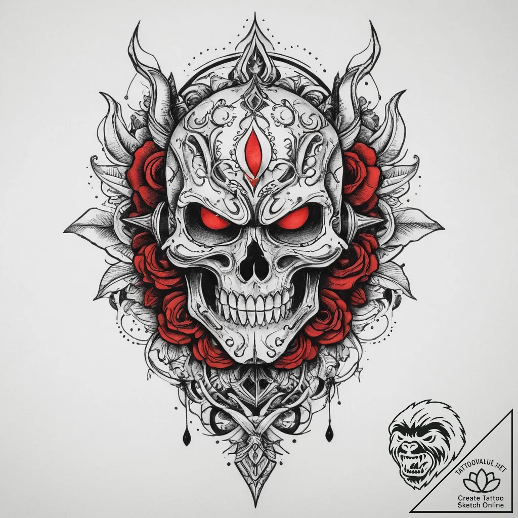Tattoo sketch jaeger, tattoo flash sheet desi... - tattoo sketch (№1760594005_0, 16.10.2025 05:53) — tattoovalue.net