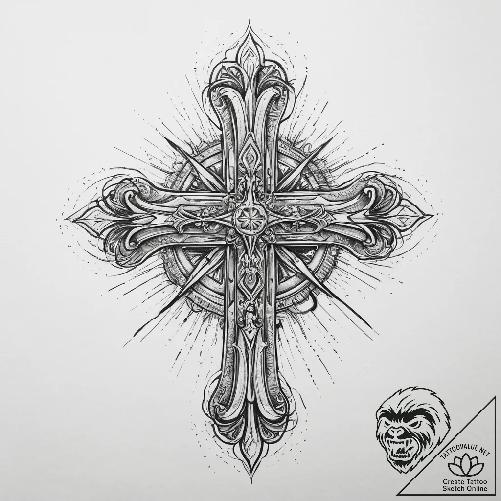 Tattoo sketch узор в виде сирены, tattoo draw... - tattoo sketch (№1760595082_0, 16.10.2025 06:11) — tattoovalue.net
