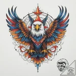 Tattoo sketch hands with an eagle, tattoo ske… – tattoo sketch (№1760595514_0, 16.10.2025 06:18) — tattoovalue.net