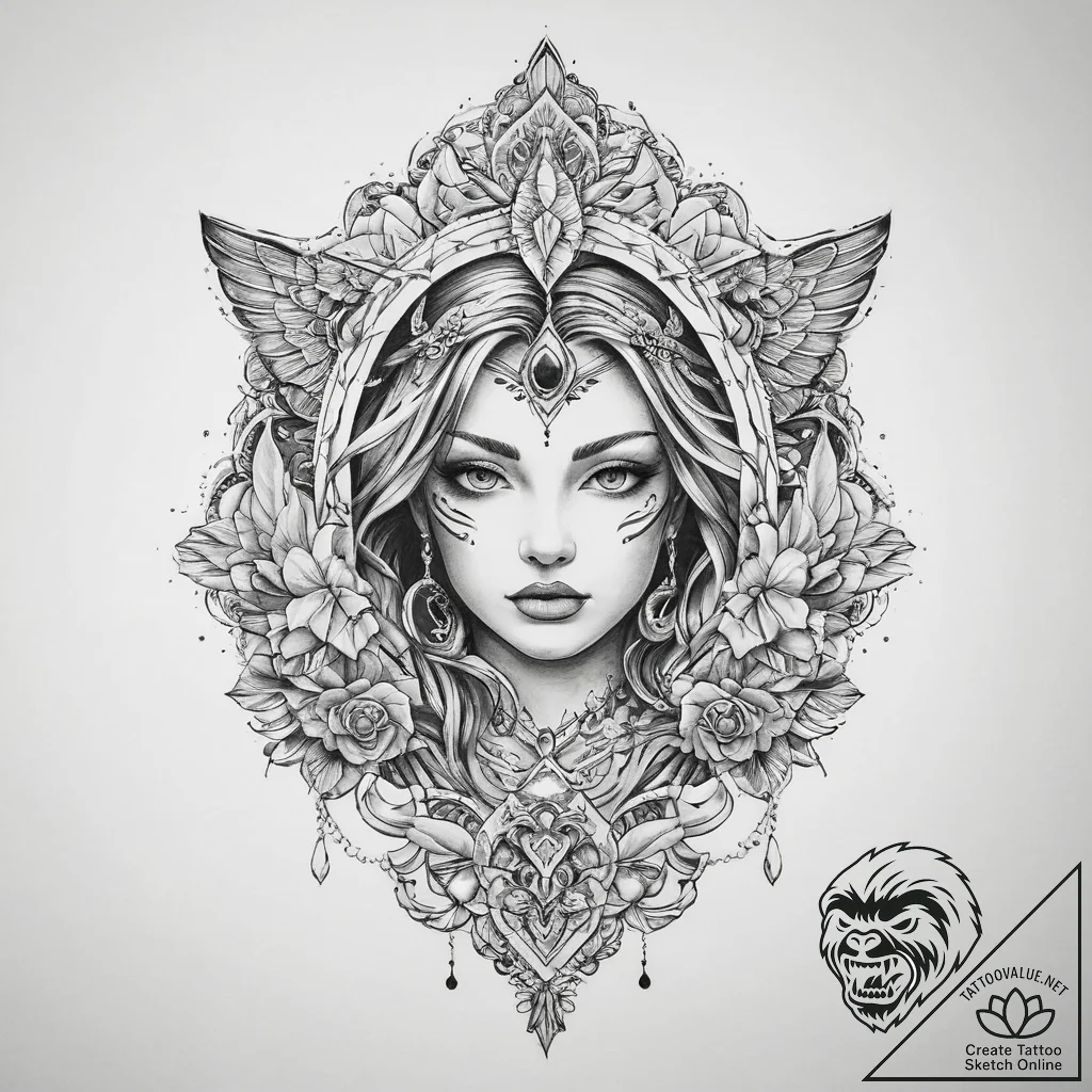 Tattoo sketch mission - tattoo sketch (№1760596809_0, 16.10.2025 06:40) — tattoovalue.net