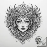 Tattoo sketch mystical portrayal, tattoo flas… – tattoo sketch (№1760598949_0, 16.10.2025 07:15) — tattoovalue.net